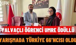 Yalvaçlı Öğrenci Umre Ödüllü Yarışmada Türkiye 66’ncısı Oldu