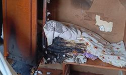 Ateşle oynayan çocuklar yangına sebep oldu