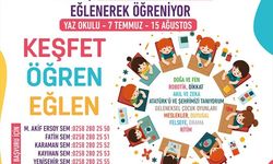 Denizli Büyükşehir'den 4-6 Yaş Grubu Çocuklara Yaz Atölyeleri