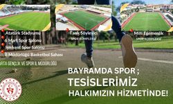 Bayramda Spor Keyfi: Tesisler Açık Olacak