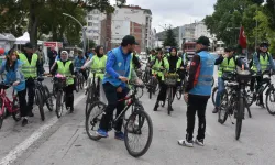 Afyonkarahisar'da Yeşilay'dan Sağlıklı Yaşam Pedalı