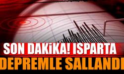 SON DAKİKA Isparta'da Deprem Meydan Geldi