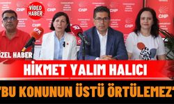Hikmet Yalım Halıcı: Bu Konunun Üstü Örtülemez