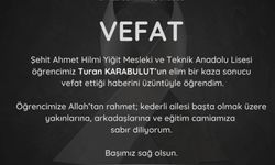 İl Milli Eğitim Taziye Mesajı Yayınladı