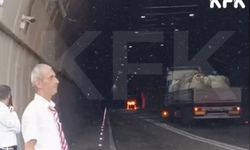 Kargı Tüneli’nde Araç Yangını: Trafik Aksadı