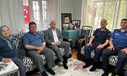 Kaymakam Karakaya’dan Polis, Asker ve Şehit Ailesine Bayram Ziyareti