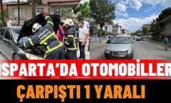 Isparta’da Otomobiller Çarpıştı, 1 Yaralı