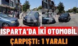 Isparta’da İki Otomobil Çarpıştı: 1 Yaralı