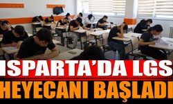 Isparta'da LGS Heyecanı Başladı