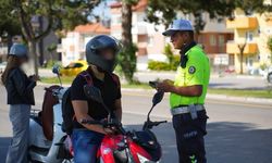 1 saatlik uygulama yapıldı, 4 araca idari para cezası uygulandı