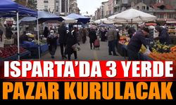 Isparta’da Arefe Günü 3 Ayrı Noktada Pazar Kurulacak
