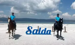 Salda Gölü’nde Atlı Jandarma Timi Görevde!