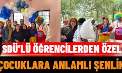 SDÜ’lü Öğrencilerden Özel Çocuklara Anlamlı Şenlik