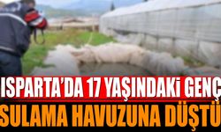 Isparta'da 17 yaşındaki genç sulama havuzuna düştü
