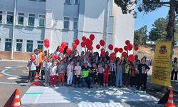 Jandarma İlkokul Öğrencilerine Trafik Kurallarını Anlattı