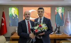 Başkan Şahin’den Müdür Korkmaz’a Veda Ziyareti