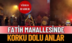 Fatih Mahallesinde Korku Dolu Anlar: Yangın Çıktı