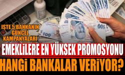 Emeklilere En Yüksek Promosyonu Hangi Banka Veriyor? İşte 5 Bankanın Güncel Kampanyaları