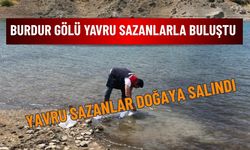 Burdur’un Göl ve Göletleri Yavru Sazanlarla Buluştu