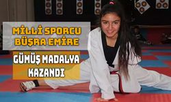Büşra Emire Avrupa'dan Gümüş Madalya ile Döndü