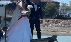 Damatla Gelin Gölde Tura Çıktı İzleyenler Mest Oldu