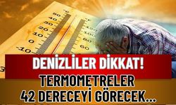 Denizli Yanıyor! Termometreler 42 Dereceyi görecek