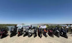 “Eber Gölü Yaşasın” Hareketine Motosikletli Destek
