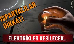 Isparta’da 10 Ekim 2025’te Planlı Elektrik Kesintisi