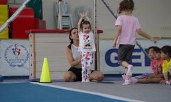 Isparta’da Minikler Cimnastikle Spora İlk Adımını Atıyor