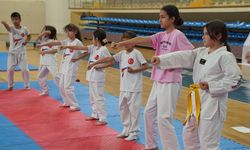 Isparta’da Yaz Spor Okulları Kapsamında Taekwondo Kursları Devam Ediyor