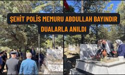 Şehit Polis Memuru Abdullah Bayındır’ı Mezarında Anıldı