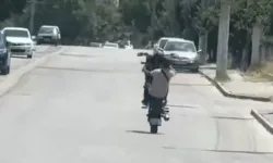 Denizli’de Trafiği Tehlikeye Atan Motosiklet Sürücüsüne 4 Bin Lira ceza
