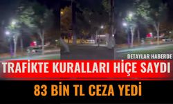 Isparta’da Trafikte Kuralları Hiçe Saydı: 83 Bin TL Ceza Yedi!