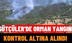 Sütçüler'de Orman Yangını Kontrol Altına Alındı