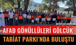 AFAD Gönüllüleri Gölcük Tabiat Parkı’nda Buluştu