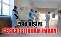 Afyonkarahisar’da 590 kişiye geçici istihdam imkânı