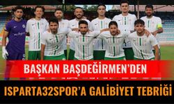 Başkan Başdeğirmen’den Isparta32spor’a Galibiyet Tebriği