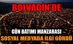 Bolvadin’de Gün Batımı Manzarası Sosyal Medyada İlgi Gördü