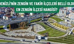 Denizli’de Zengin ve Fakir İlçeler Belli Oldu