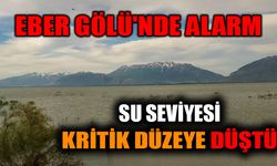 Eber Gölü'nde Alarm: Su Seviyesi Kritik Düzeye Düştü