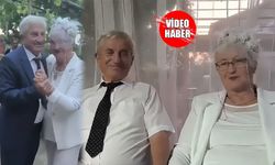 Emekli öğretmen çift, 50. evlilik yıl dönümünde nikah tazeledi