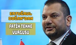Ertuğrul Doğan’dan Tekke Vurgusu!