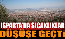 Isparta’da Sıcaklıklar Düşüşe Geçti