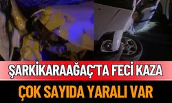 Şarkikaraağaç’ta Panelvan İle Otomobil Çarpıştı: Çok Sayıda Yaralı