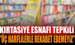 Isparta'da kırtasiye esnafı tepkili