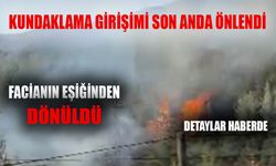 Kundaklama Girişimi Son Anda Önlendi: Facianın Eşiğinden Dönüldü