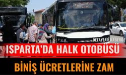 Isparta’da Halk Otobüsü Biniş Ücretlerine Zam