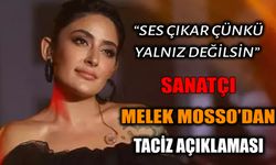 Sanatçı Melek Mosso’dan Tac*z Açıklaması