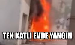 Denizli’de Tek Katlı Evde Yangın