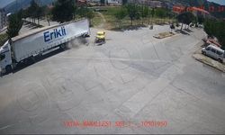 TIR’a Çarpan Taksi Kamerada: Isparta’daki Kaza Yürekleri Ağza Getirdi